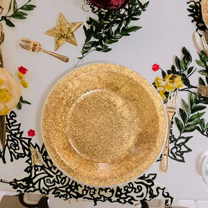 Assiettes jetables biodégradables de 7 pouces, compostables, écologiques, en pâte de riz naturelle de vetiver, pour toutes les repas - Product Image 1