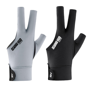 Guantes de Billar Personalizados OEM de Poliéster y Spandex, Impermeables, Transpirables, Antideslizantes, con Cierre de Gancho y Bucle, para Deportes al Aire Libre y Snooker - Product Image 1