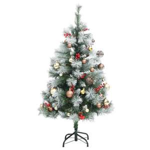 Arbre de Noël Artificiel Articulé avec 150 LED et Ensemble de Boules, Collection d'Ornements de 47,2 pouces - Product Image 4