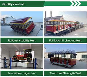 Tren Turístico <span class=keywords><strong>de</strong></span> 50 Plazas para Exteriores, <span class=keywords><strong>de</strong></span> <span class=keywords><strong>Larga</strong></span> Duración, Seguro, Divertido y Estable, para Niños y Adultos - Product Image 5