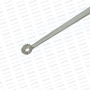Pinzas de agarre para tumores Altomme Yasargil, tipo bayoneta, 22 cm, mandíbulas de copa de 3.5 mm, de acero inoxidable, instrumento neuroquirúrgico de Vaslcare - Product Image 4