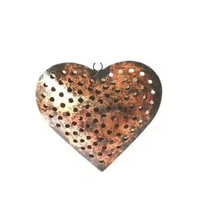Decoración Navideña Premium de Corazón Colgante, Artesanía Metálica para Colecciones de Temporada - Product Image 2
