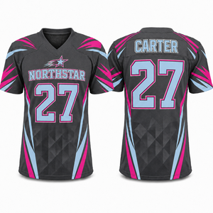 Custom American Football Jersey Wholesale Sublimated Team Uniform Player Number Breathable Sportswear Manufacturer Suppliers OEM - Product Image 5