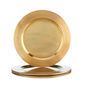 Assiettes de présentation pour événements, design moderne poli, compatibles lave-vaisselle, pour fêtes et mariages, lot d'assiettes de mariage - Product Image 6