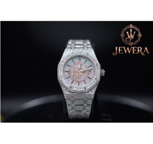 Montre chronographe unisexe de luxe JEWERA, boîtier de 41 mm, bracelet en acier inoxydable, verre saphir, mouvement mécanique analogique, haute qualité - Product Image 1