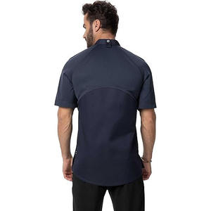 Uniforme de chef personnalisé avec logo imprimé, manches longues, respirant, couleur unie, en vente - Product Image 5