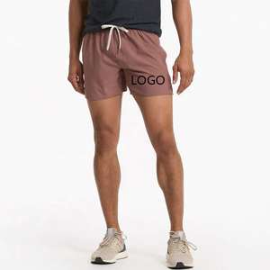 Pantalones Cortos Deportivos de Doble Capa para Hombre, Pantalones Cortos Deportivos 2 en 1 para Gimnasio, Entrenamiento, Secado Rápido, para Correr, de Doble Capa, para Verano - Product Image 1