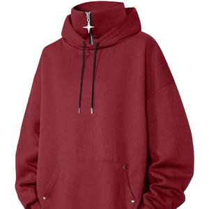 Sweat à capuche personnalisé en tissu épais pour homme, avec une texture riche et une coupe confortable pour un port quotidien en hiver - Product Image 1