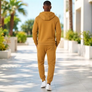 Nuevo Conjunto Deportivo de 2 Piezas para Hombre, Estampado Invernal, Tela Técnica, Nailon/Algodón 240g, Secado Rápido, Transpirable, Diseño Casual y Simple - Product Image 6
