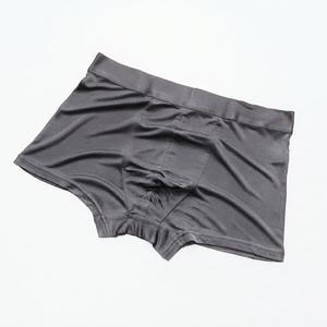 Nouveau Boxer Homme Premium Respirant en Modal Couleur Unie Taille Mi-Haute Tricoté Confortable Effet Soie 2026 - Product Image 3