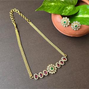 Fashion Jewelry Sets AD Close Neck Chokers - Product Image 2