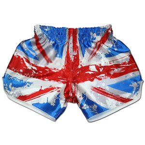 Customized Logo Muay Thai Boxing Shorts 100% Cotton <b>Stretch</b> High Quality Comfortable Breathable Fighting Shorts Wholesale - Product Image 2