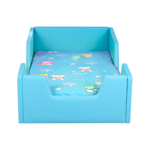 Camas para Niños Pequeños, Tapizadas en Terciopelo, con Estructura de Madera Sólida, para Edades de 1 a 3 Años, Modernas, Ecológicas y Duraderas, para Dormitorio/Sala de Estar/Escuela - Product Image 2