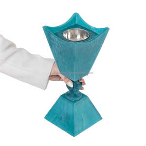 Quemador de Incienso de Madera y Resina Epoxi de Lujo Moderno, Porta Incienso Artesanal para Decoración del Hogar, Regalos Árabes y Suministro al por Mayor - Product Image 2