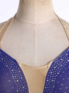 Vêtements de gymnastique pour femmes, justaucorps de danse latine, combinaison de danse Tango Cha-Cha, costumes de danse moderne - Product Image 3
