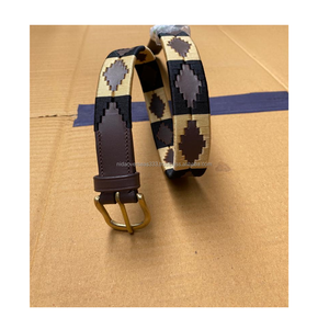 Haute Qualité En Cuir Argentin Fait À La Main Polo Rider Ceinture - Product Image 1