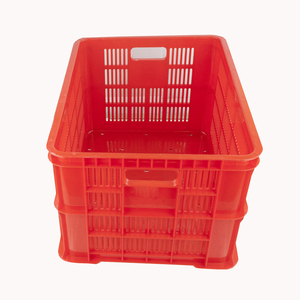 Caisses en plastique empilables, caisse en HDPE, qualité durable, stockage pour légumes et fruits, panier en plastique multifonctionnel portable - Product Image 3