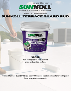 Solución Impermeabilizante Terrace Guard Ultra PUD, Revestimiento Líquido Acrílico PU con Nanofibra, Pintura Protectora Térmica para Techos - Product Image 3