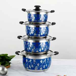 Ensemble de casseroles en céramique antiadhésives, poêle, casserole, faitout avec couvercle, compatible induction, ensemble de casseroles de cuisine - Product Image 3