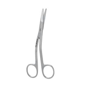 Ciseaux à cuticules pour manucure à pointe incurvée Medic Instrument coupe-ongles professionnel en acier inoxydable avec mécanisme à ressort - Product Image 1