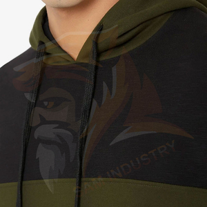 Fabricant professionnel, prix raisonnable, sweat-shirt pour homme, style streetwear, usage décontracté et extérieur, sweat-shirt uni teinté pour homme - Product Image 5