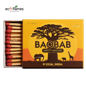 Allumettes de sécurité en bois à combustion longue avec boîte d'allumettes personnalisée résistant à l'humidité et importé d'Afrique-en carton - Product Image 4