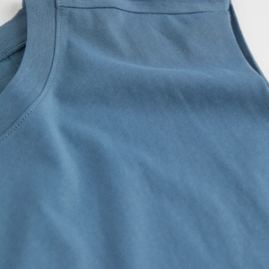 Wholesale Custom Cotton Solid <b>Stringer</b> Gym <b>Vest</b> Fitness Singlet Workout Muscle Bodybuilding Men's Tank Top with Button Diamonds - Product Image 3