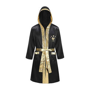 Costume de boxe pour hommes adultes comprenant une robe de boxeur et un short, tenue de combattant professionnelle, déguisement sportif, vêtements d'entraînement athlétique - Product Image 1