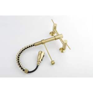 Grifo de Cocina de Pared con 3 Funciones y Diseño de Puente para Cocinas - Product Image 2