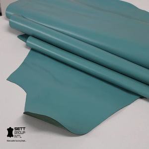OEM Full Grain Cow LightBlue Color Hide1.1-1.3MM for <b>Shoe</b> Crafting Home Decore,Sewing Hobby Work Quality Leather Tooling,Trusted - Product Image 3