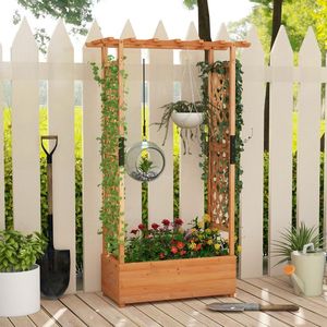 แปลงปลูกผักยกพื้นพร้อมโครงโค้งสวยงาม รั้วและประตูสำหรับกลางแจ้ง - Product Image 6