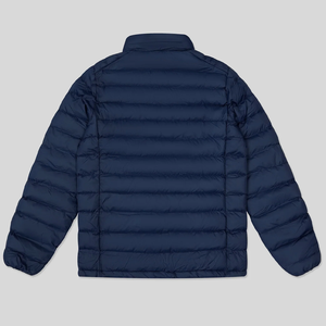 Veste matelassée à capuche pour homme, coupe-vent, manteau d'hiver décontracté, coupe régulière, fermeture éclair, couleur unie, col montant - Product Image 2