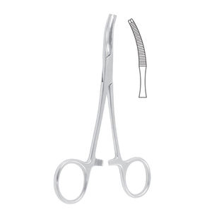 Mikulicz Baby Forceps Curved Peritoneum Forceps Surgical Instruments Abdominal Surgery Grasping Forceps By <b>Blush</b> Surgical - Product Image 5