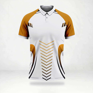 Camiseta de Cricket Profesional, Diseño Personalizado, Poliéster, Absorbe la Humedad, Transpirable, Ropa Deportiva, Tela de Poliéster de Secado Rápido y Duradera - Product Image 1