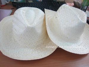 Sombrero de Paja Rafia con Logotipo Personalizado, Cinta Tejida para Uso Casual, Playa, Viajes y Promociones - Product Image 3