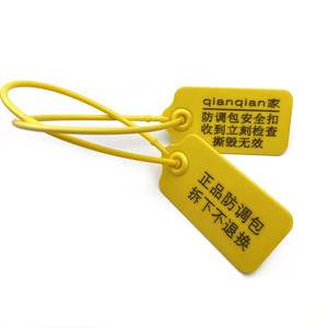 Etiqueta de Seguridad Personalizada de Fábrica China, Etiqueta de Plástico Antirrobo de Lujo para Prendas, Alimentos, Zapatos y Bolsos - Product Image 6