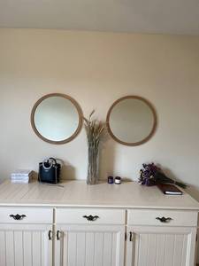 Artisan Handmade Eco-Friendly Round Wooden Wall <b>Mirror</b> for Modern Interiors - Product Image 3