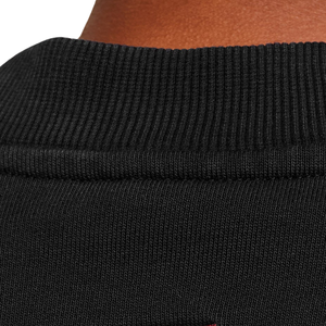 Sweat-shirt à col rond noir pour homme, de qualité supérieure, coupe ample, en molleton épais, style streetwear décontracté - Product Image 5