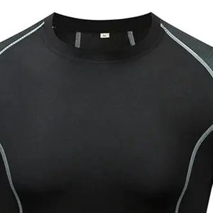 Custom Kayaking Polyester Elastane Rash Guard With Sun Protection Raglan Sleeves And Custom Logo Short Sleeve <b>Compression</b> <b>Shirt</b> - Product Image 2
