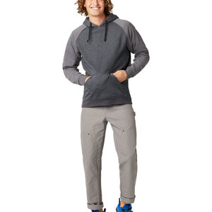 Custom Wholesale Two Tone <b>Raglan</b> Men's Hoodie Pullover Grey Sweatshirt Fleece Cotton Polyester Casual Streetwear Hooded <b>Top</b> - Product Image 1