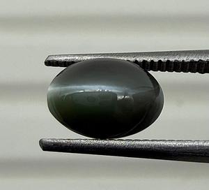 Gema Natural Premium de Alejandrita Ojo de Gato, Genuina, Suelta, Corte Ovalado 6x8.50mm 2.25cts, para Joyería, Anillo, Colgante, Regalo - Product Image 4