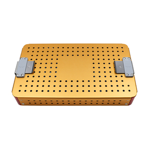 Double Layer Aluminum Sterilization Container <b>Box</b> Autoclave Instrument <b>Storage</b> Case Manual Surgical <b>Tool</b> Sterilization Kit - Product Image 4