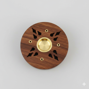 Handmade Brass Sandalwood Religious <b>Incense</b> <b>Stick</b> <b>Holder</b> Indian Trendy Customized Tray for Festive Aromatherapy Use - Product Image 6