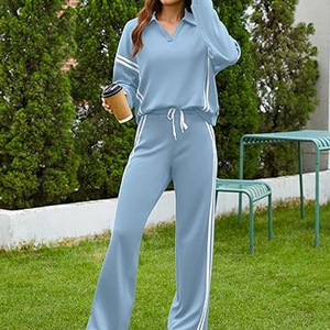 Conjuntos Deportivos de Invierno 2 en 1 para Mujer, al por Mayor, OEM, de Alta Calidad, 100% Algodón, Secado Rápido, Transpirables, para Gimnasio, Deportes y Jogging - Product Image 5