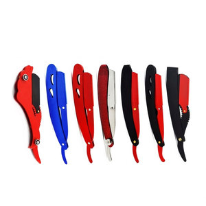 Kit de afeitado para hombre, afeitadora de seguridad, maquinilla de afeitar recta de bolsillo, set de cuidado personal, herramienta de afeitado manual reutilizable para barba y rostro - Product Image 2