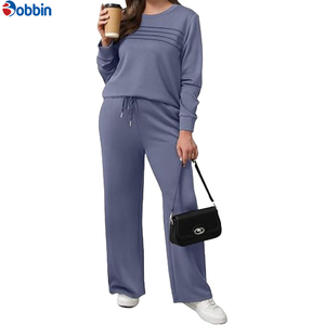 Nuevo Conjunto Deportivo Informal Personalizado para Mujer, Color Sólido, Ropa de Calle Cómoda para Adultos, Ropa de Invierno, Transpirable, Superventas - Product Image 5