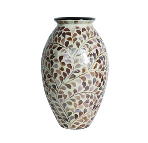แจกันโมเสกประดับมุกทำด้วยมือของตกแต่งโต๊ะอย่างหรูหรา - Product Image 5