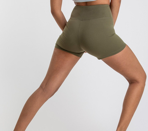 Shorts de sport respirants pour femmes, shorts de fitness taille haute extensibles, vêtements de sport, fournisseur OEM ODM - Product Image 4