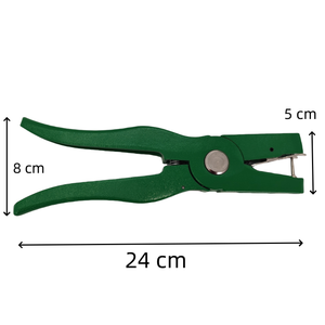 Green Ear Tag Applicator Plier With Yellow And Green Tags For Dog Identification Veterinary Equipment Durable Ear Tag Applicator - Product Image 6