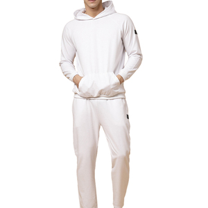 New Wholesale Jogging Wear Training Gym <b>Jogger</b> Tracksuits Custom Mens Hooded Jogging Wear <b>White</b> Tracksuit Men - Product Image 1